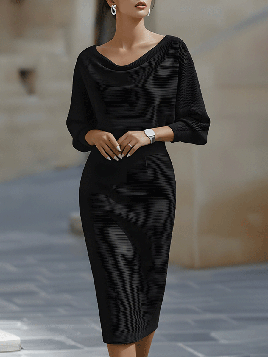 AILANY | WOMEN'S SUMMER DRAPED MIDI DRESS