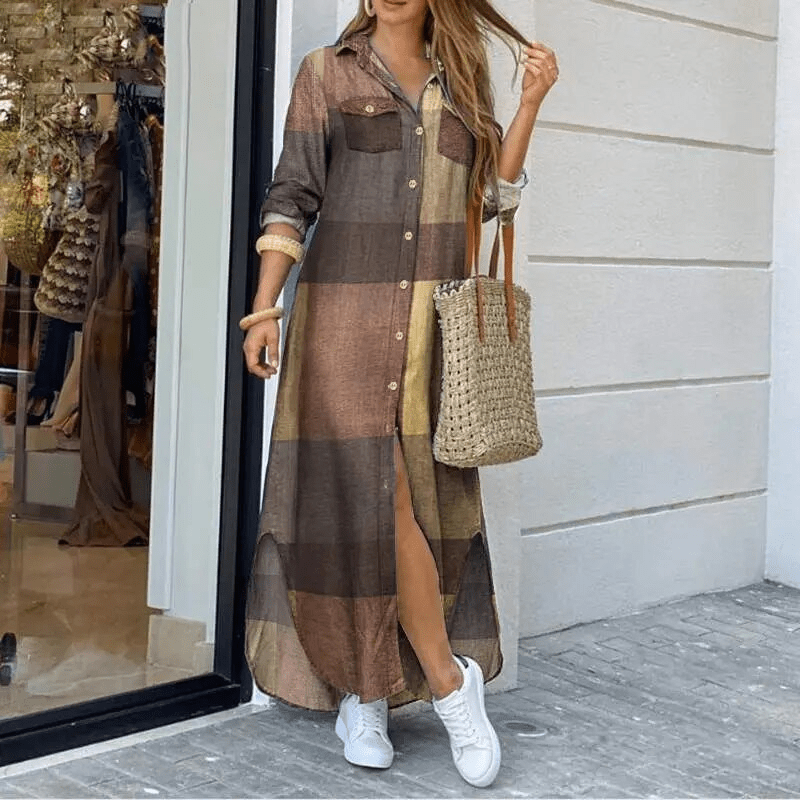 ALEXA | EFFORTLESS LONG SLEEVE MIDI DRESS