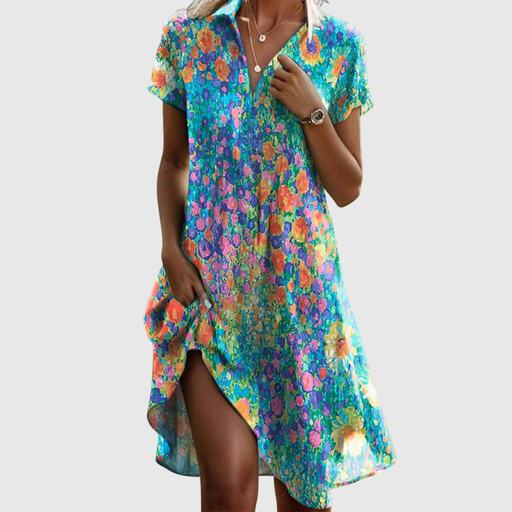 Tansy | Women's Summer Printed Mini Dress