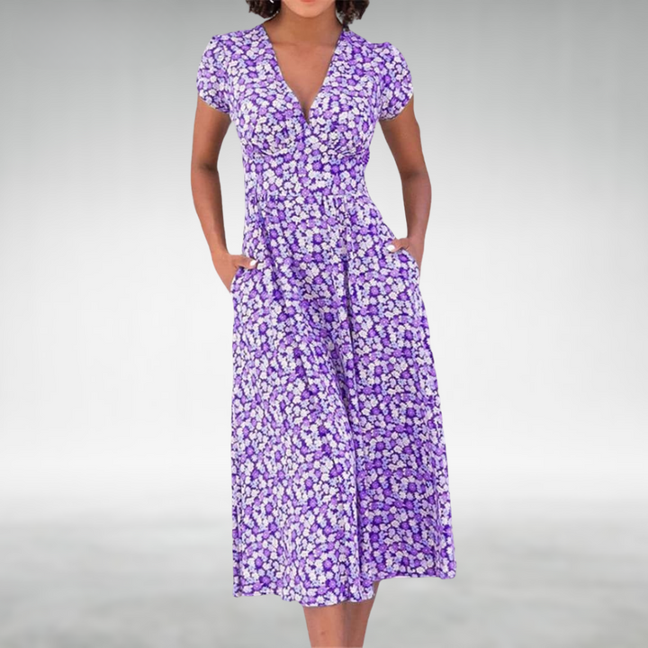 Joan | Women's Elegant Casual Summer Midi Dress