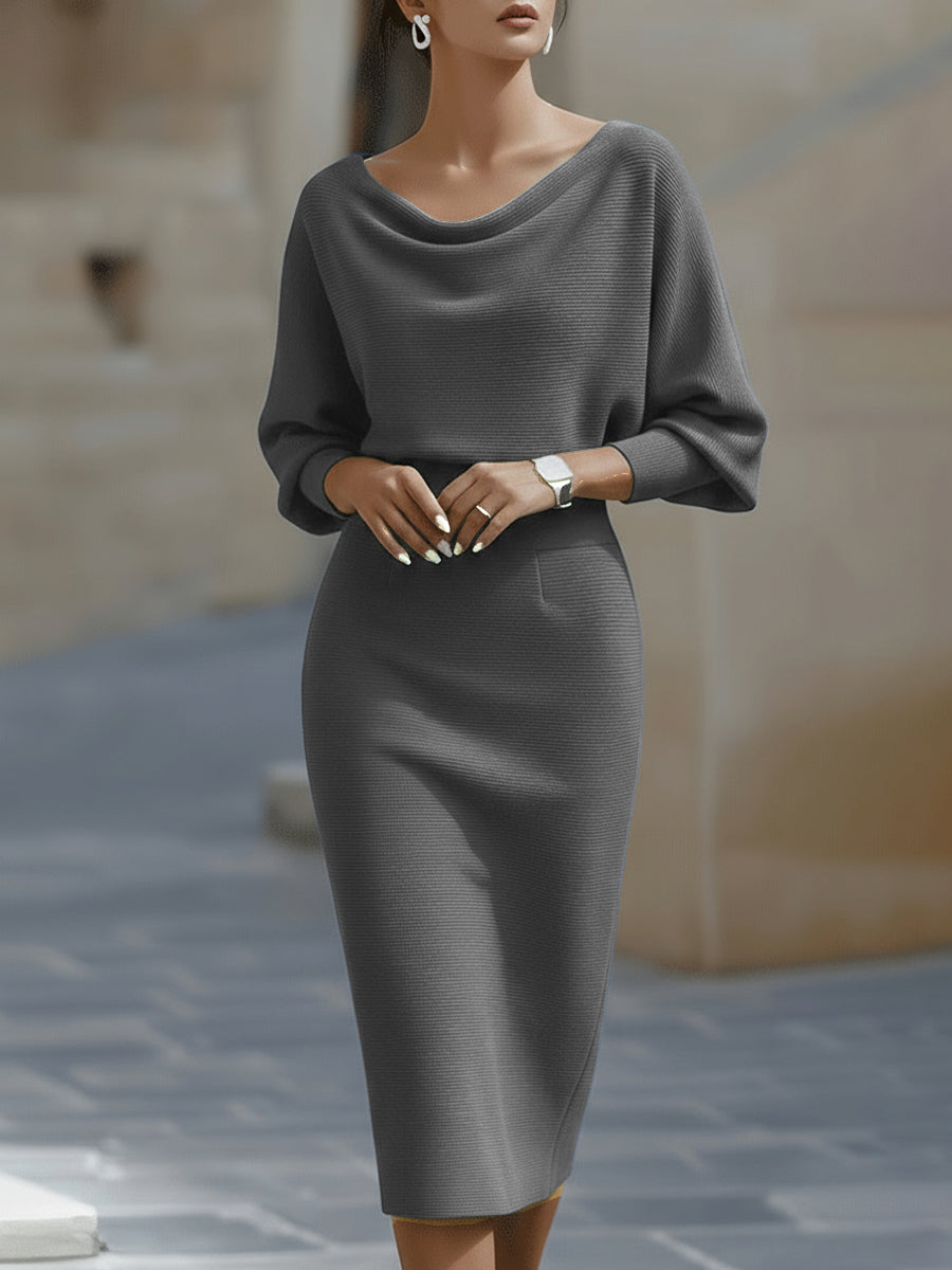 AILANY | WOMEN'S SUMMER DRAPED MIDI DRESS