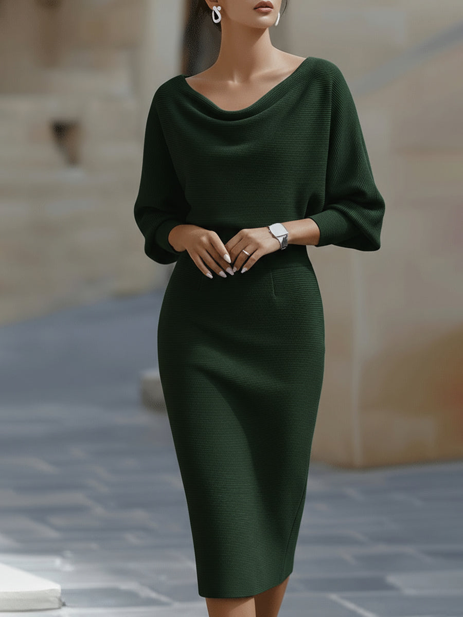 AILANY | WOMEN'S SUMMER DRAPED MIDI DRESS