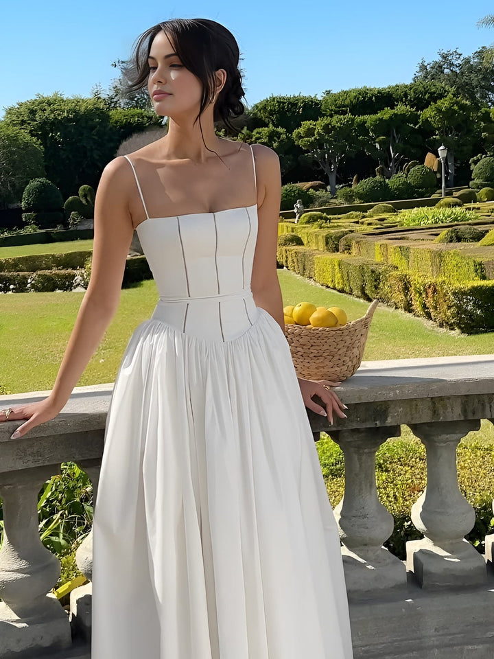 Riet | Women's Midi A-Line Wedding Guest Dress