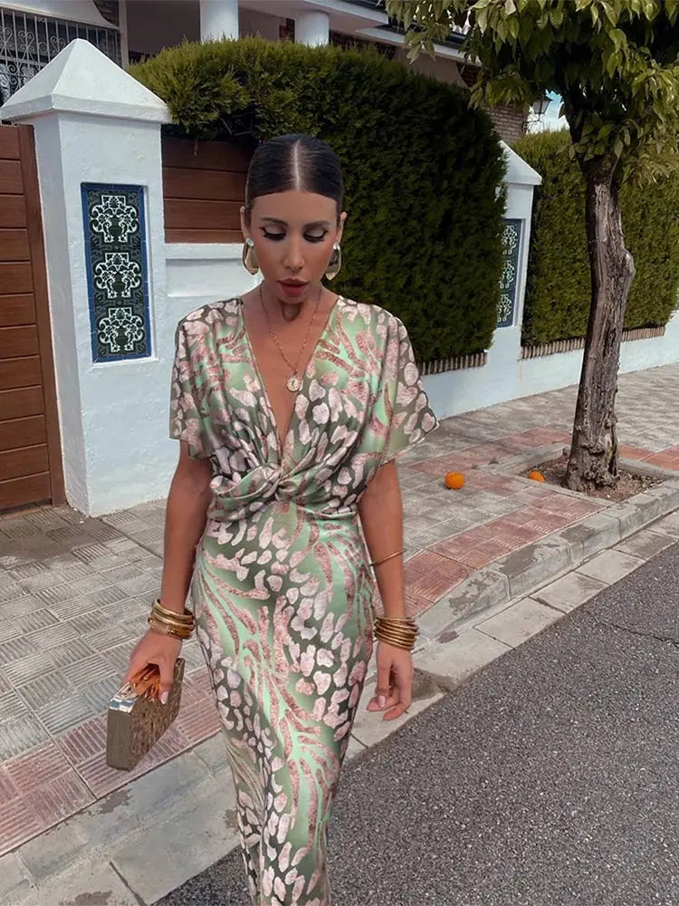 DARNA | WOMEN'S ELEGANT WRAP SUMMER DRESS