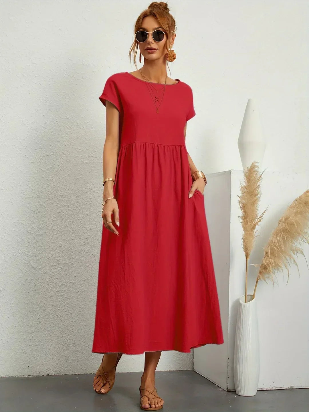 Gabrielle™ — Effortless Midi Dress