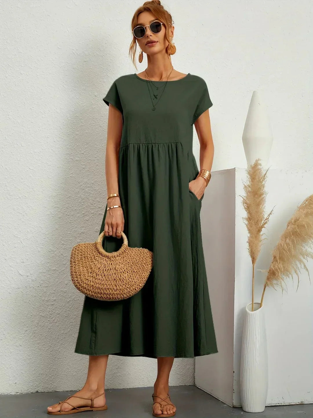 Gabrielle™ — Effortless Midi Dress