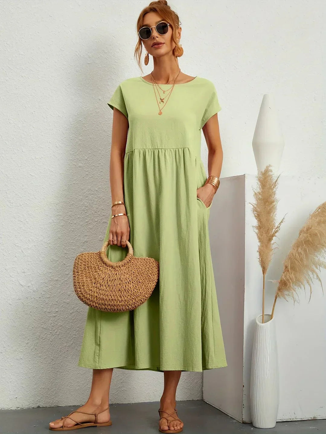 Gabrielle™ — Effortless Midi Dress