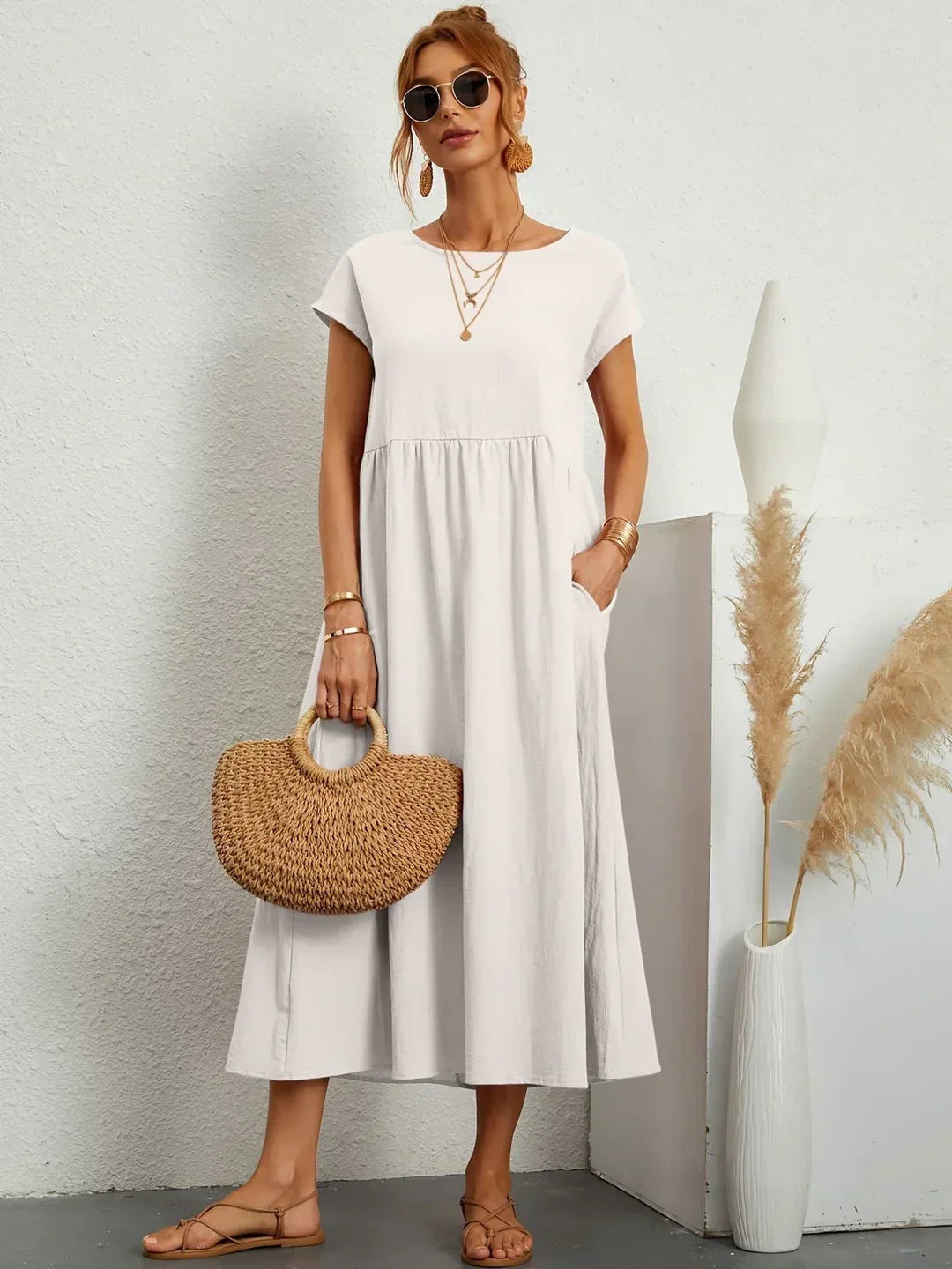 Gabrielle™ — Effortless Midi Dress