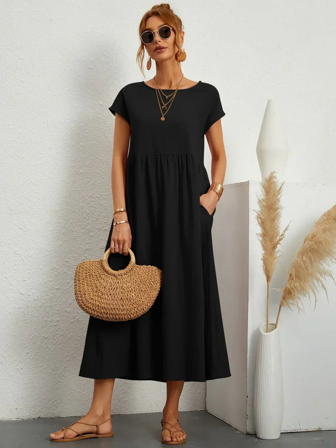 Gabrielle™ — Effortless Midi Dress