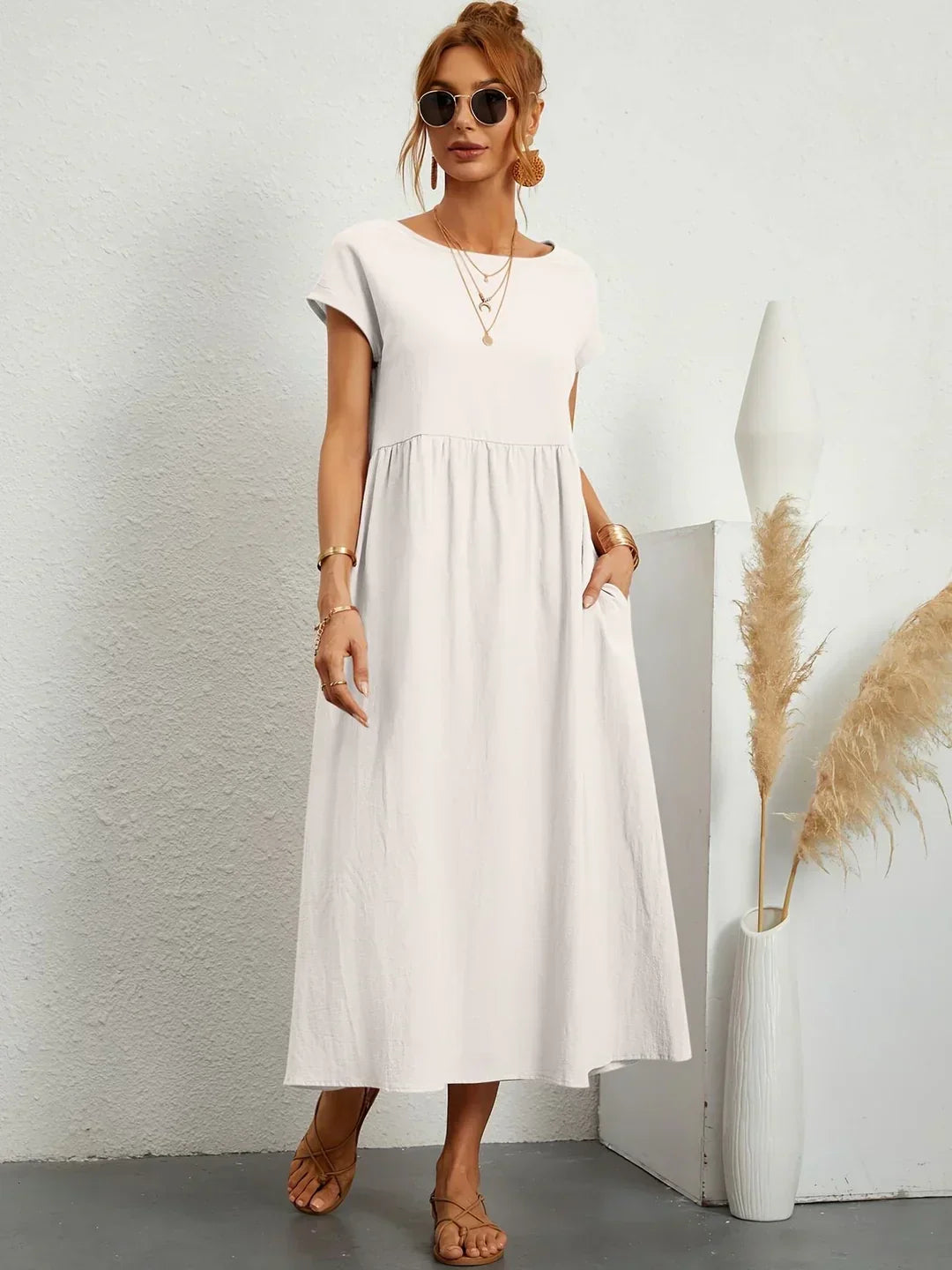 Gabrielle™ — Effortless Midi Dress