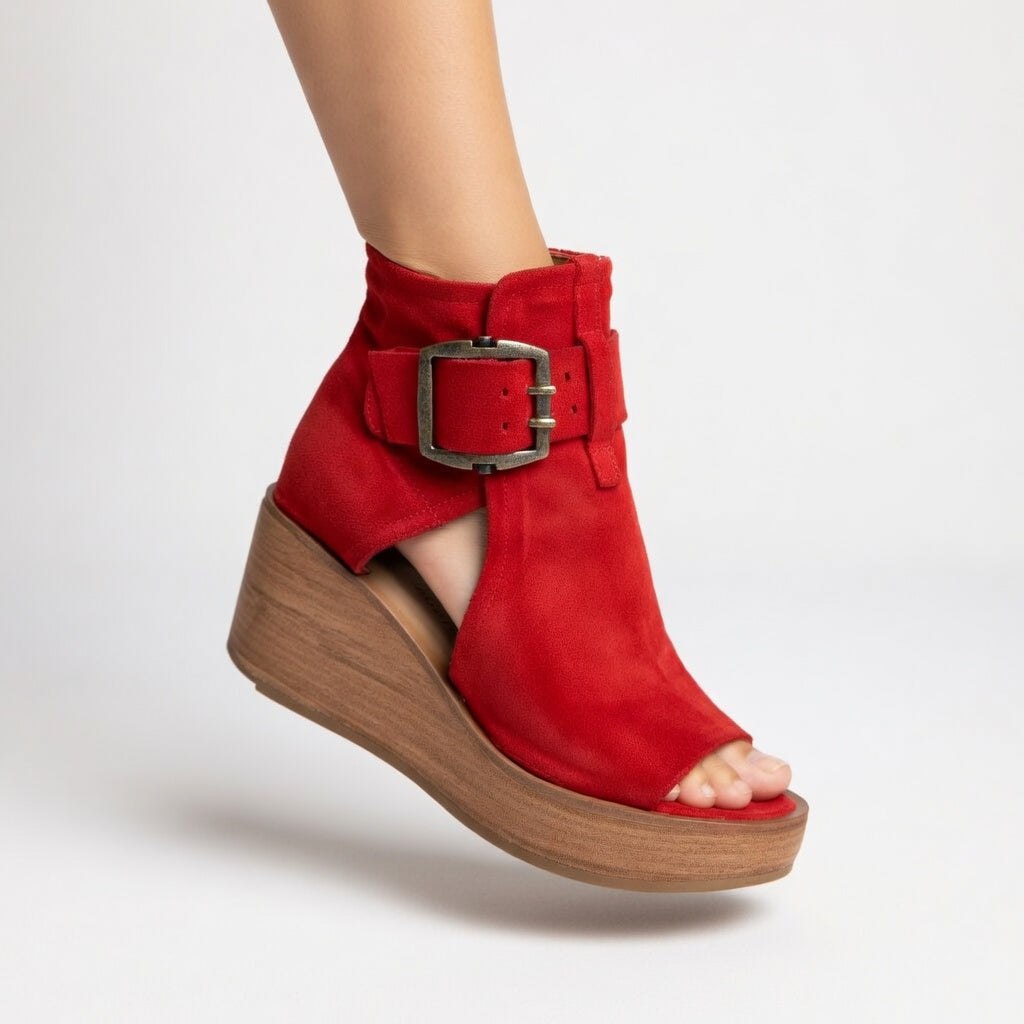 Orélisse™ | Modern Open Wedge Ankle Boots