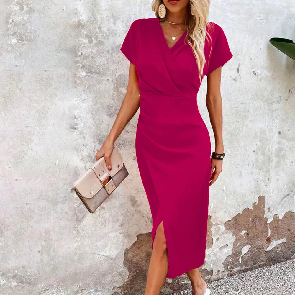 Natalie | Women's Festive Elegant Midi Dress