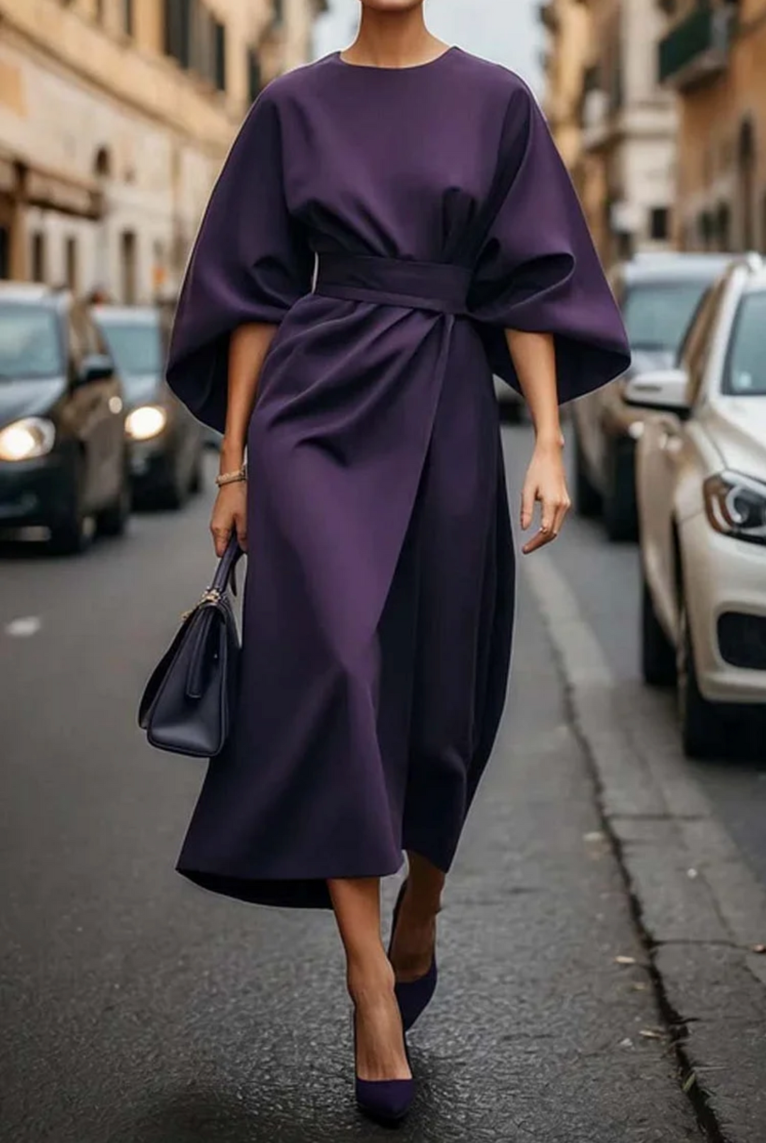 Opal | Women's Elegant Midi Evening Dress