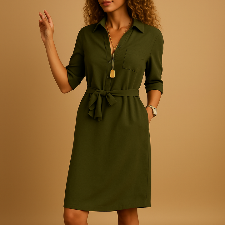Renata | Women's Casual Midi Everyday Dress