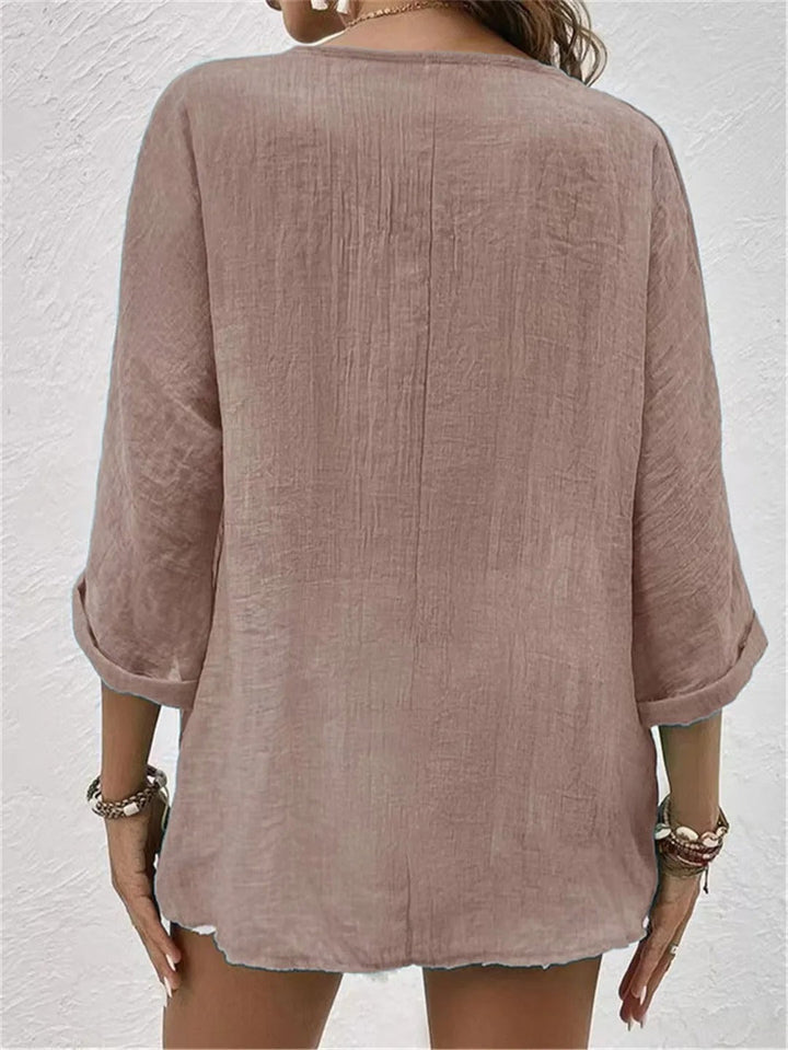 FAYO | BREEZY V-NECK SUMMER TOP