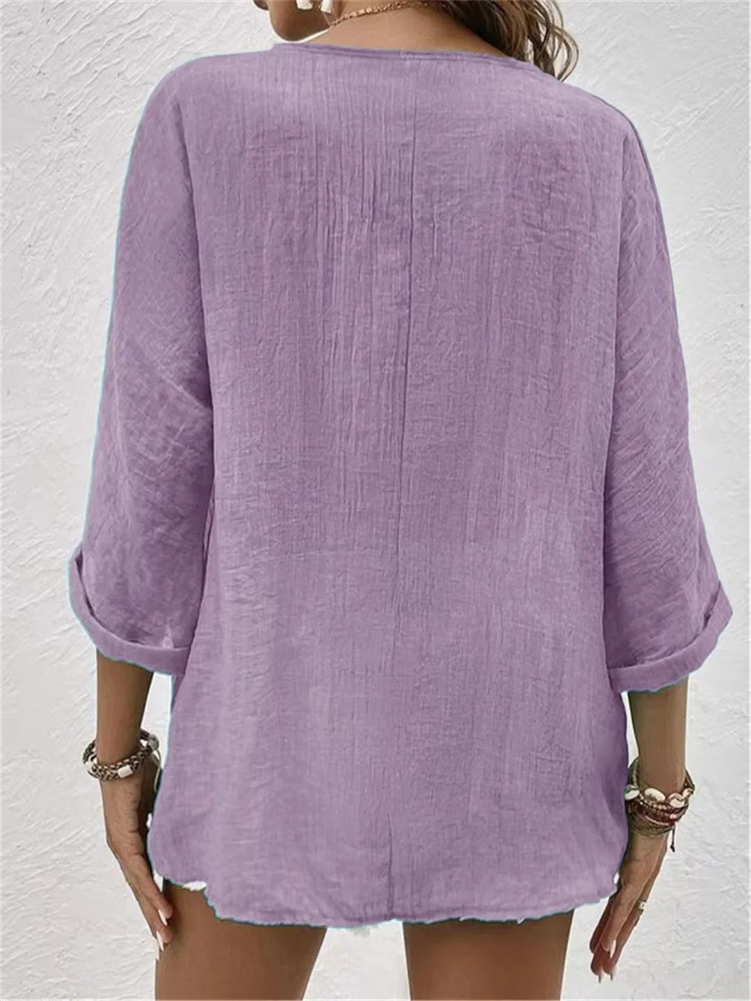FAYO | BREEZY V-NECK SUMMER TOP