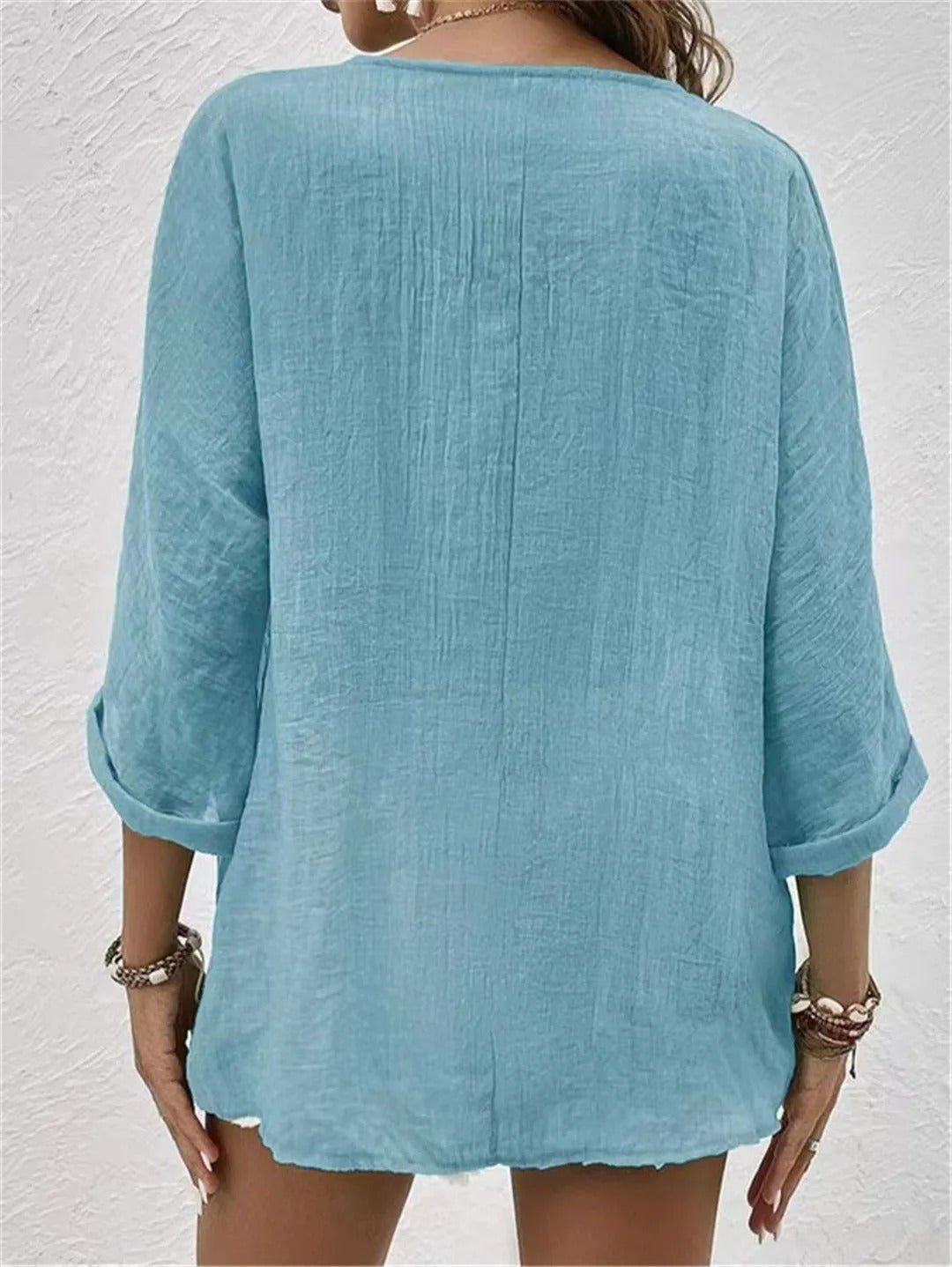 FAYO | BREEZY V-NECK SUMMER TOP