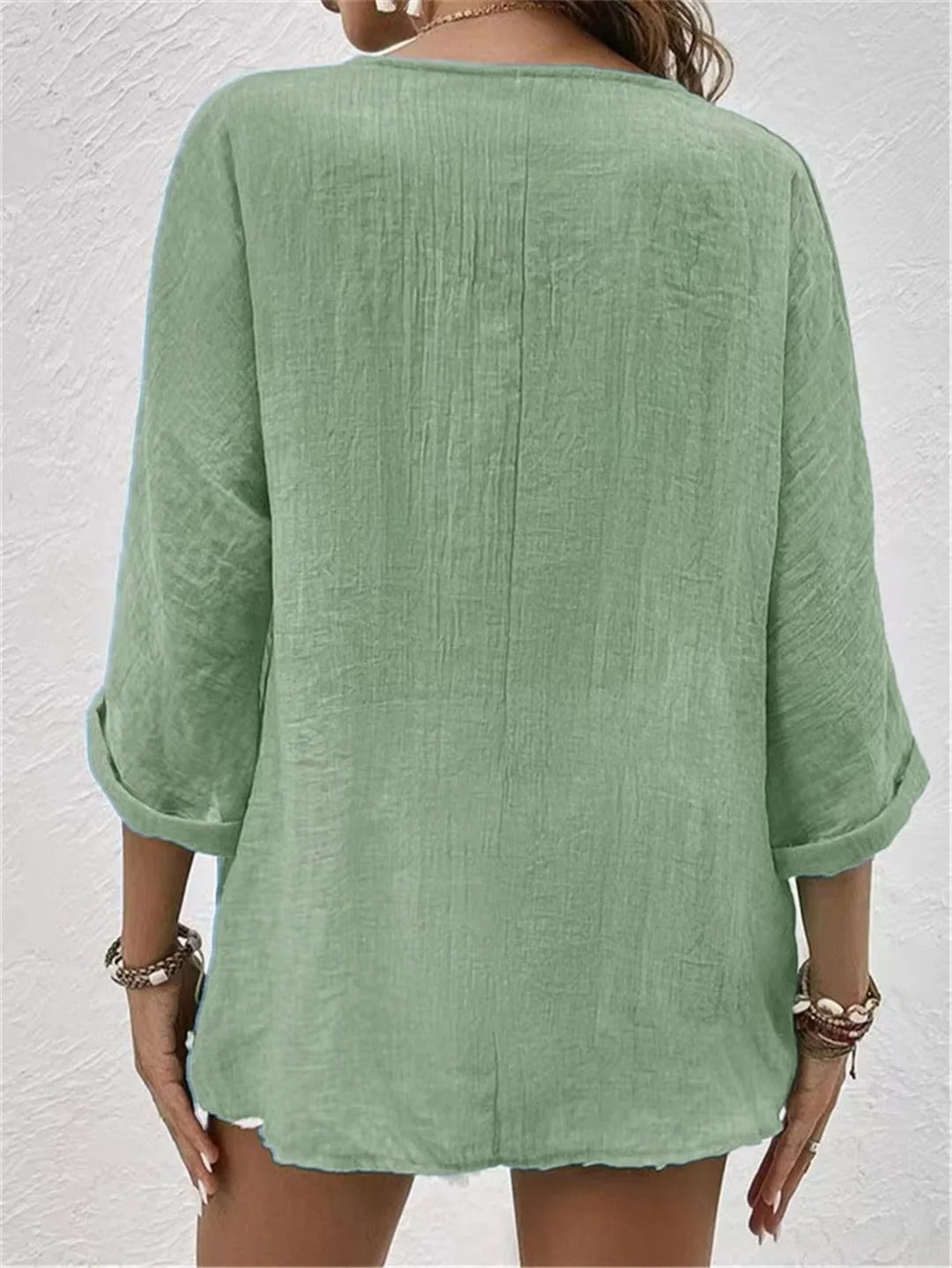 FAYO | BREEZY V-NECK SUMMER TOP