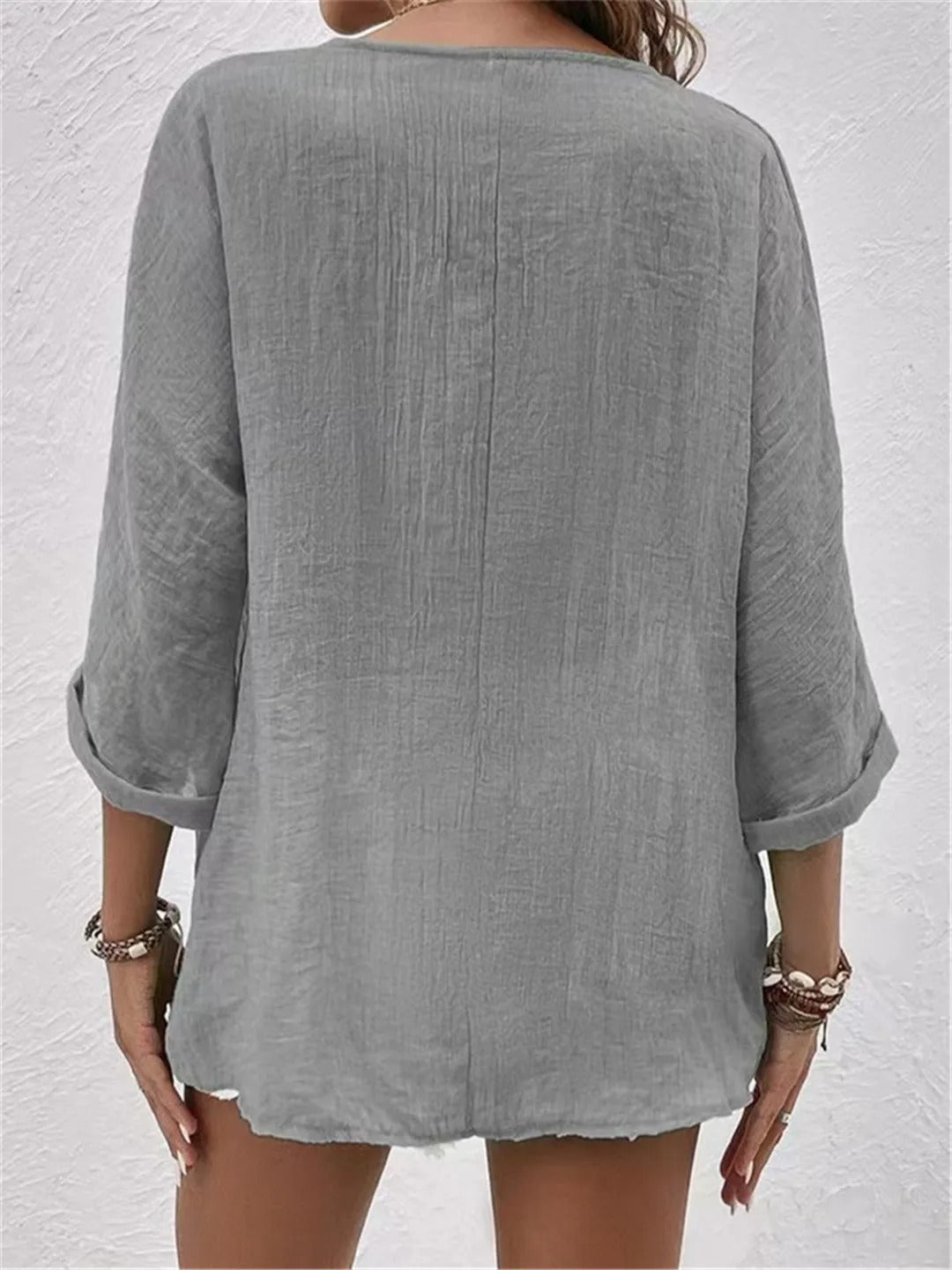 FAYO | BREEZY V-NECK SUMMER TOP