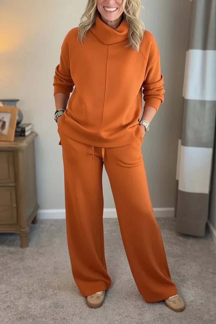 Colleen™ | Casual Turtle-neck 2 Piece
