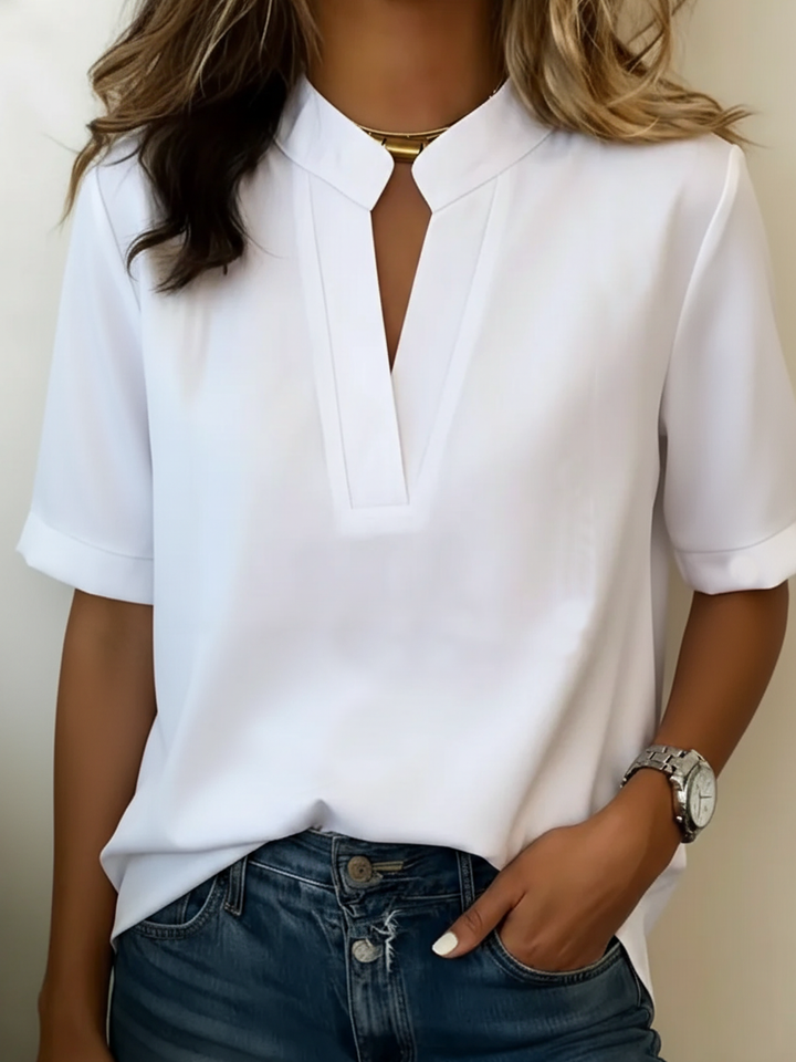 Élise | Elegant Blouse with Refined Collar