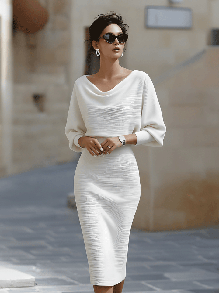 AILANY | WOMEN'S SUMMER DRAPED MIDI DRESS