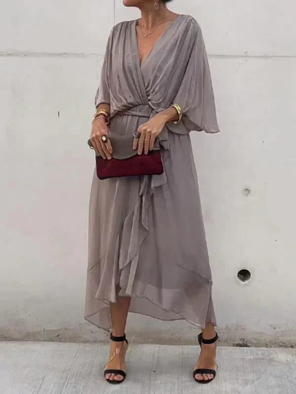Whitney | Women's Summer V-Neck Maxi Dress
