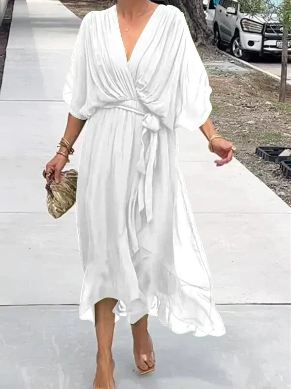Whitney | Women's Summer V-Neck Maxi Dress