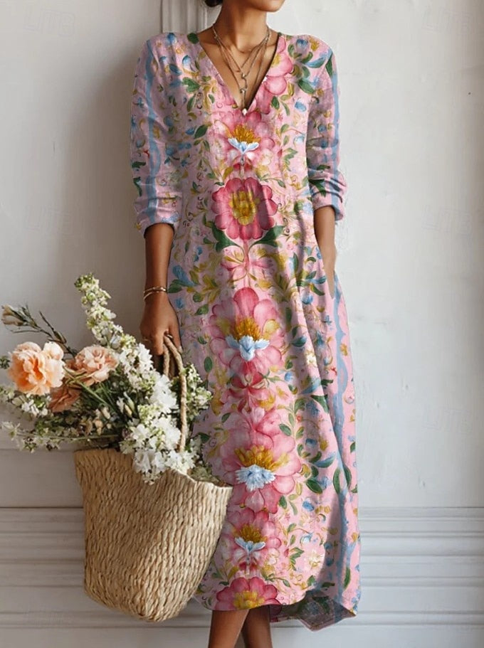 LEIRE | Ethnic Style Maxi Dress