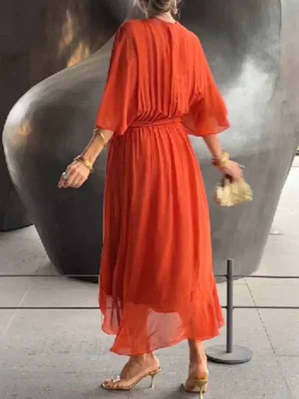 Whitney | Women's Summer V-Neck Maxi Dress